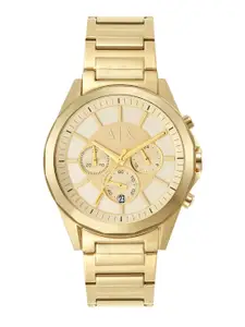 Armani Exchange Men Gold-Toned Analogue Watch AX2602I