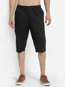 SAPPER Men Black Slim Fit Outdoor Shorts