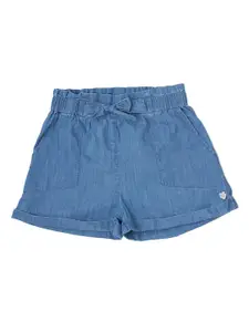 Pepe Jeans Girls Blue Denim Shorts