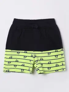 Juniors by Lifestyle Boys Navy Blue Printed Shorts