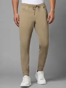 Louis Philippe Jeans Men Solid Mid-Rise Joggers