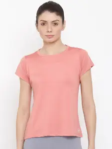 MKH Women Pink Dri-FIT Running T-shirt