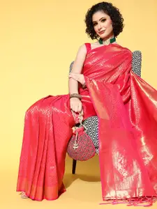 Saree mall Paisley Saree With Woven Design Border