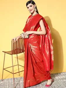 Saree mall Ethnic Motifs Saree With Woven Design Border