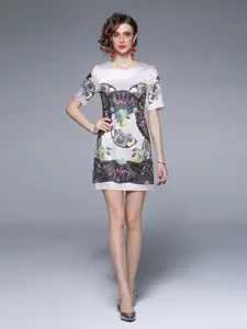 JC Collection Women Multicoloured Mini Dress