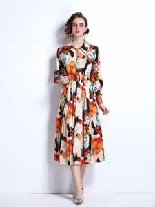 JC Collection Multicoloured Floral Midi Dress