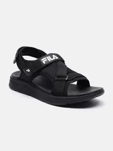 FILA Men Black Sports Sandals
