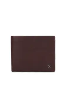 Van Heusen Men Maroon Leather Two Fold Wallet