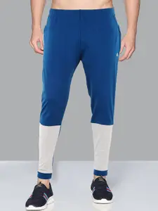 AVOLT Men Blue Colourblocked Track Pants