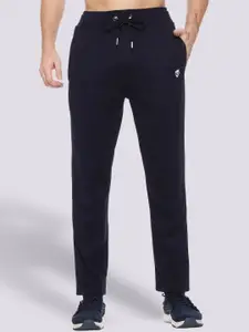 Mark Leute Men Navy Blue Solid Track Pants