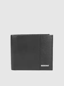 Peter England Men Leather Two Fold Wallet