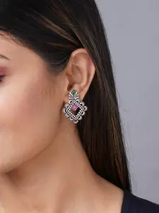 Binnis Wardrobe Pink Contemporary Studs Earrings