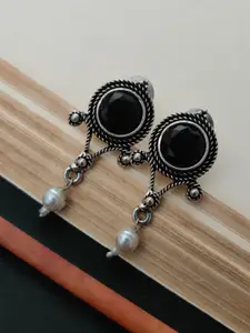 Binnis Wardrobe Black Contemporary Earrings