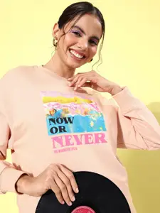 The Roadster Life Co. Graphic Printed Pullover Sweatshirt