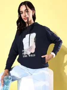 The Roadster Life Co. Printed Hooded Sweatshirt