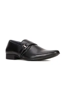 Bata Bata Men Black Solid Formal  Slip-On Shoes