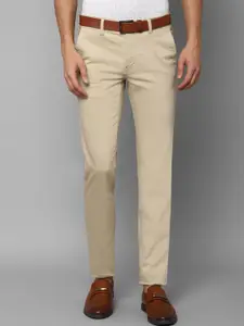 Louis Philippe Sport Men Beige Slim Fit Trousers