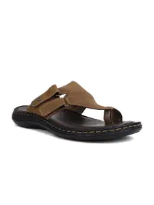 Bata Men Brown Ethnic Comfort Sandals
