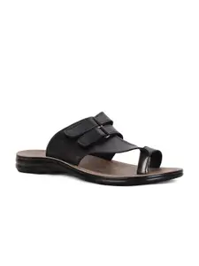 Bata Men Black Ethnic Comfort Sandals