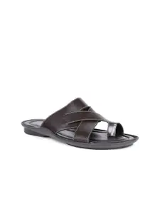 Bata Men Brown Comfort Sandals