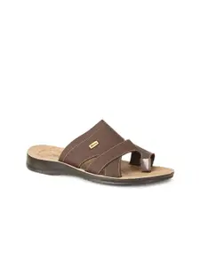 Bata Men Brown & Tan Comfort Sandals