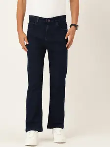 PARIS HAMILTON Men Navy Blue Straight Fit Stretchable Jeans