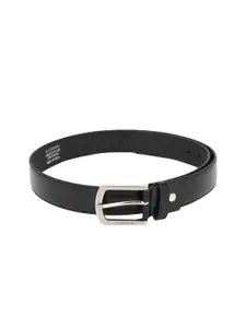Peter England Men Black Solid Formal Belt