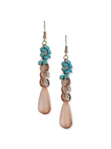 Blisscovered Turquoise Blue Contemporary Drop Earrings