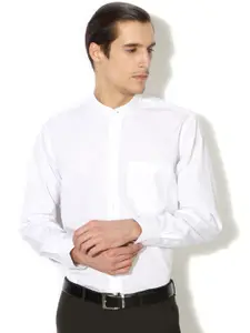 Van Heusen Men White Slim Fit Formal Shirt