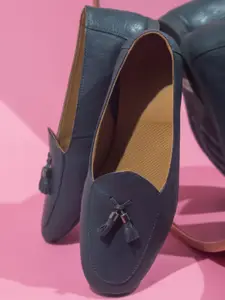 Inc 5 Women Blue Loafers
