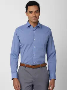 Peter England Men Blue Slim Fit Formal Shirt
