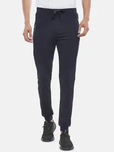 Ajile by Pantaloons Men Navy Blue Solid Slim-Fit Joggers