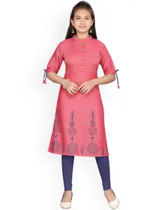 Aarika Girls Red Kurta