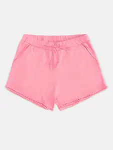 Pantaloons Junior Girls Pink Shorts