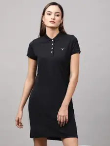 GANT Black T-shirt Dress
