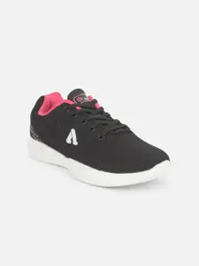 Aqualite Women Black Mesh Running Shoes