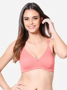 VStar Pink Non Padded Seamless T-Shirt Bra