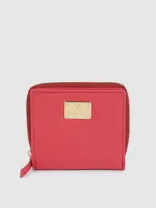 Van Heusen Women Red PU Two Fold Wallet
