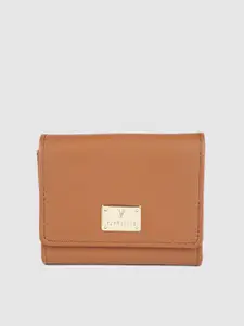 Van Heusen Women Tan Brown Solid Envelope Wallet