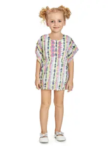 Peppermint Multicoloured Chiffon A-Line Dress