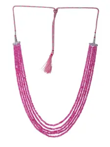 Runjhun Pink Onyx Necklace