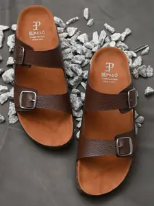 El Paso Men Brown Comfort Sandals