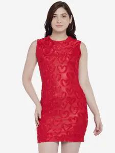 Emmyrobe Red Bodycon Mini Dress