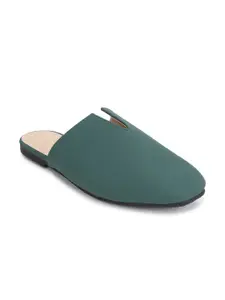Van Heusen Woman Women Green Mules Flats