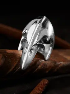 Roadster Men Silver-Plated Silver Finger Ring
