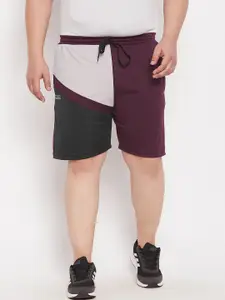 bigbanana Men Plus Size Multicoloured Sports Shorts