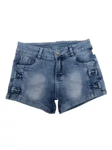 V-Mart Girls Blue Denim Shorts