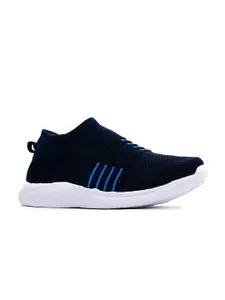 Khadims Men Navy Blue Textile Running Shoes