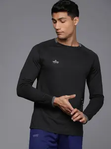 WROGN ACTIVE Men Brand Logo Dry-Pro Slim Fit T-shirt
