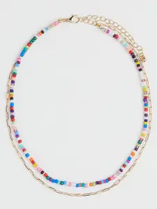 H&M Two-Strand Beaded Necklace